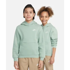 Discount Nike Older Kids Club Hoodie Green
