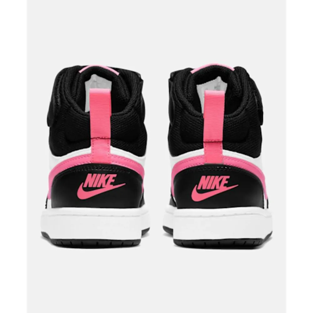 Discount Nike Older Kids Court Borough Mid 2 Black