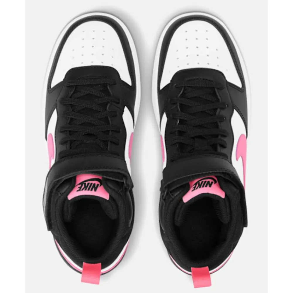 Discount Nike Older Kids Court Borough Mid 2 Black