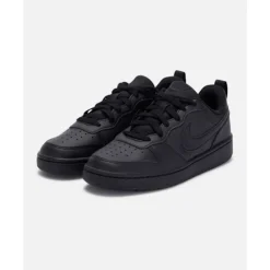 New Nike Older Kids Court Borough Low Recraft Black