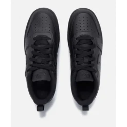 New Nike Older Kids Court Borough Low Recraft Black