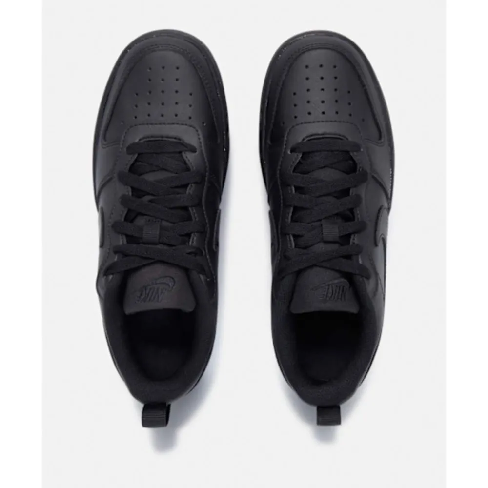 New Nike Older Kids Court Borough Low Recraft Black