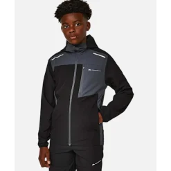 Online Monterrain Older Kids Deflect Woven Hoodie Black