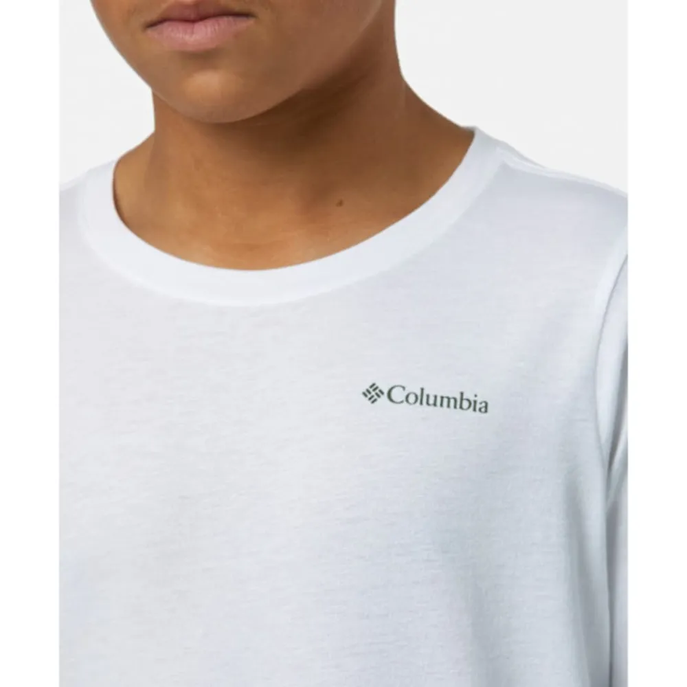 Online Columbia Older Kids Dobson T-Shirt White