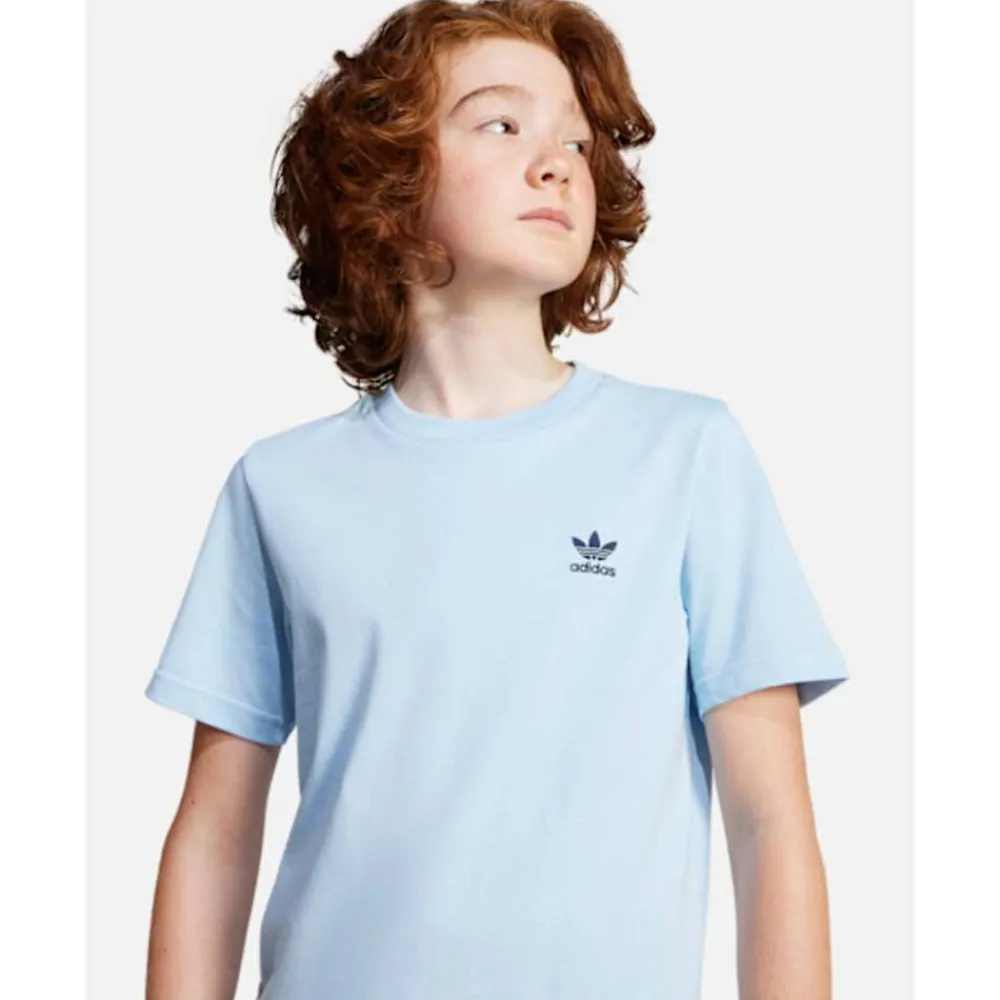 Clearance adidas Originals Older Kids Essentials Trefoil T-Shirt Blue