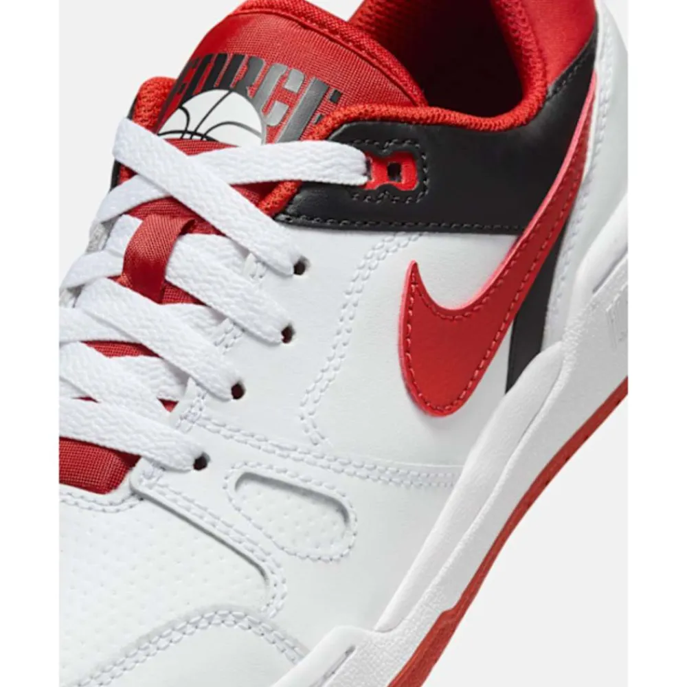 Sale Nike Older Kids Full Force Low White