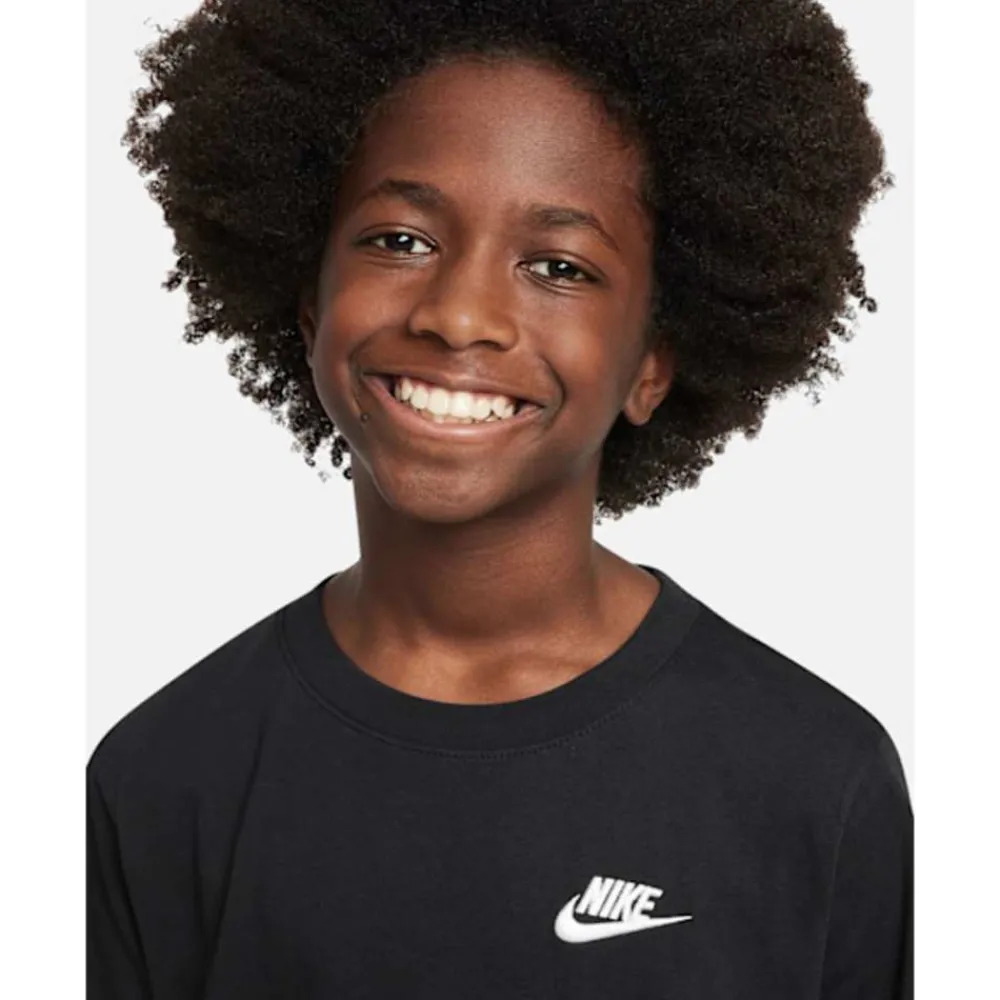 Clearance Nike Older Kids Futura T-Shirt Black