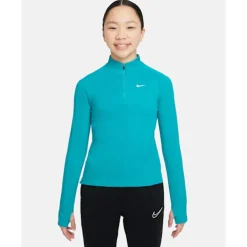 Fashion Nike Older Kids Half Zip Top Blue