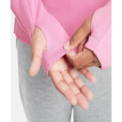 Outlet Nike Older Kids Half Zip Top Pink
