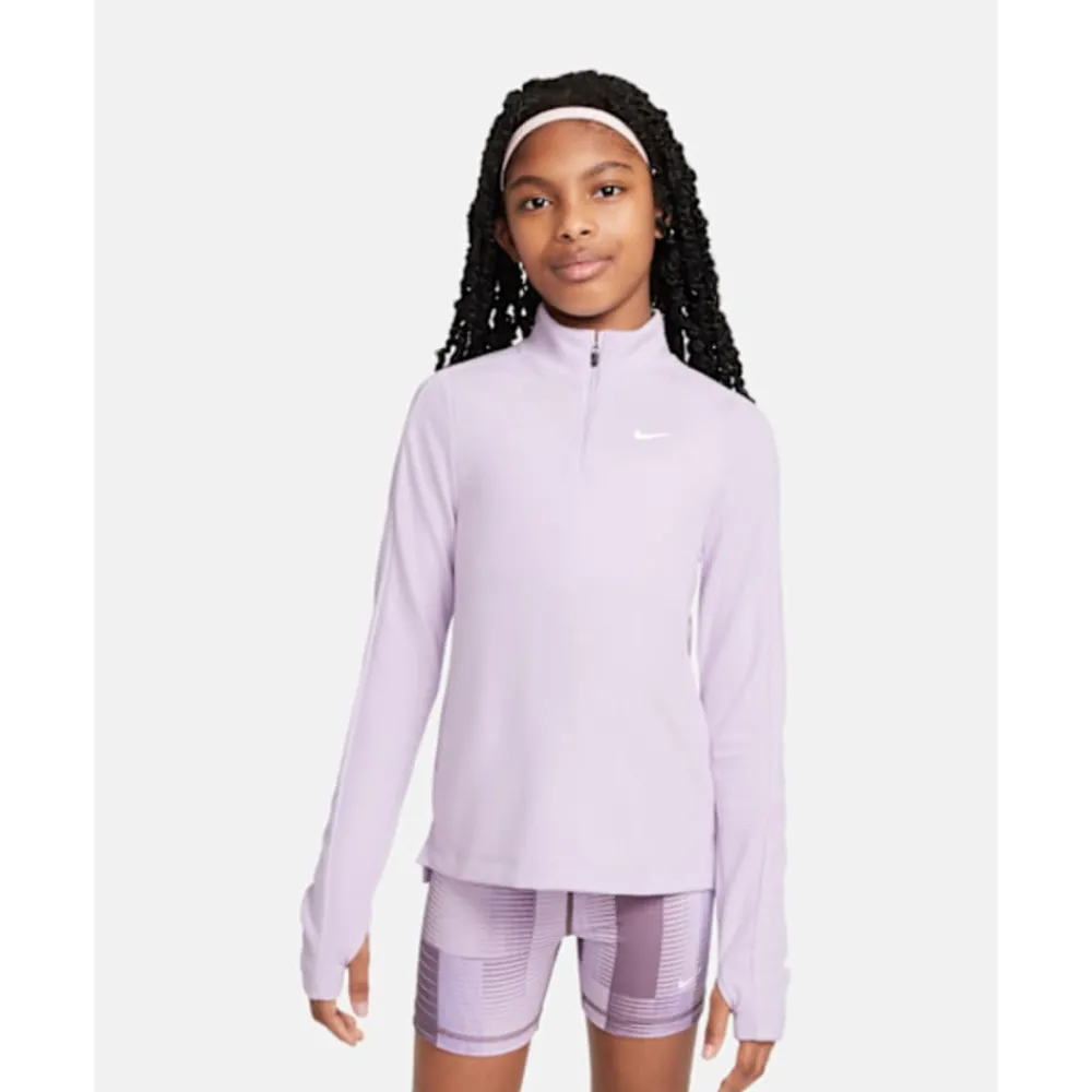 Sale Nike Older Kids Half Zip Top Purple