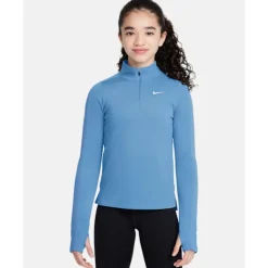 Fashion Nike Older Kids Half Zip Top Blue