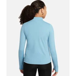 Clearance Nike Older Kids Half Zip Top Blue