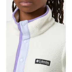 Clearance Columbia Older Kids Helvetia Half Snap Top Cream