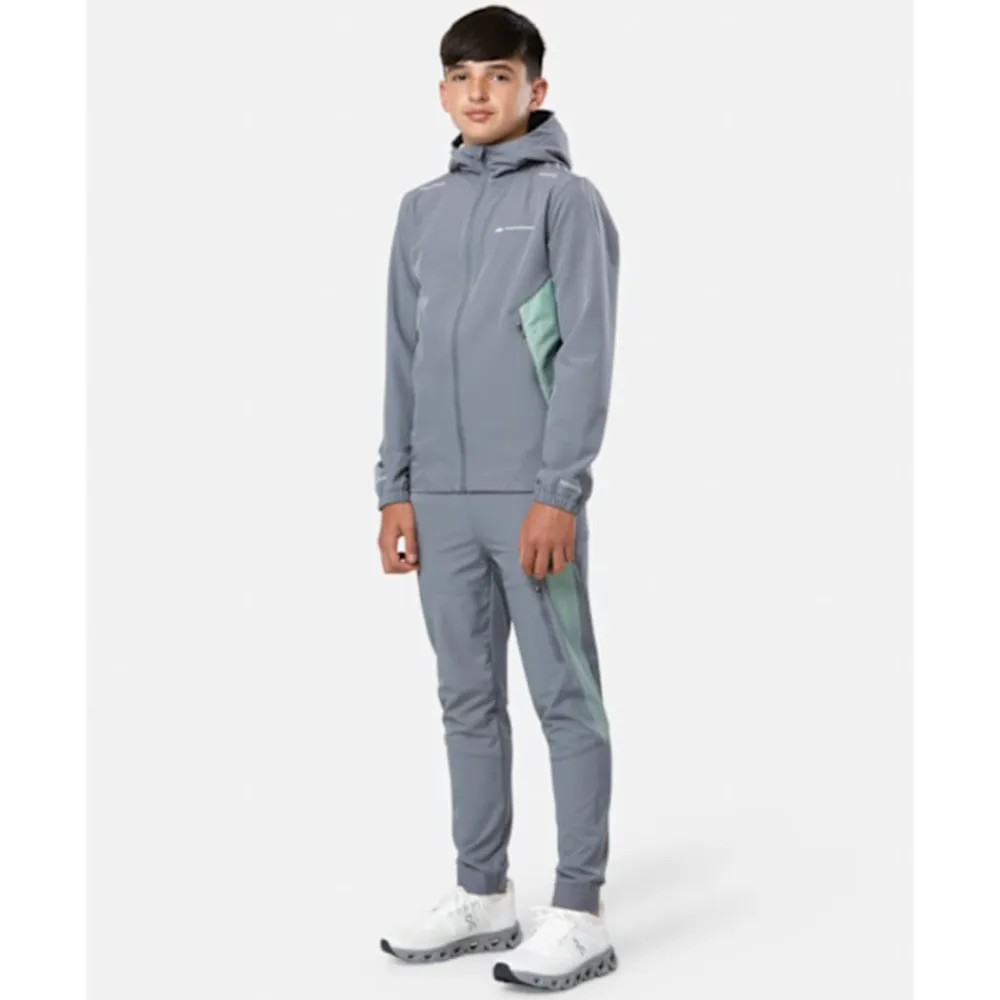 Online Monterrain Older Kids Katla Woven Hoodie Grey