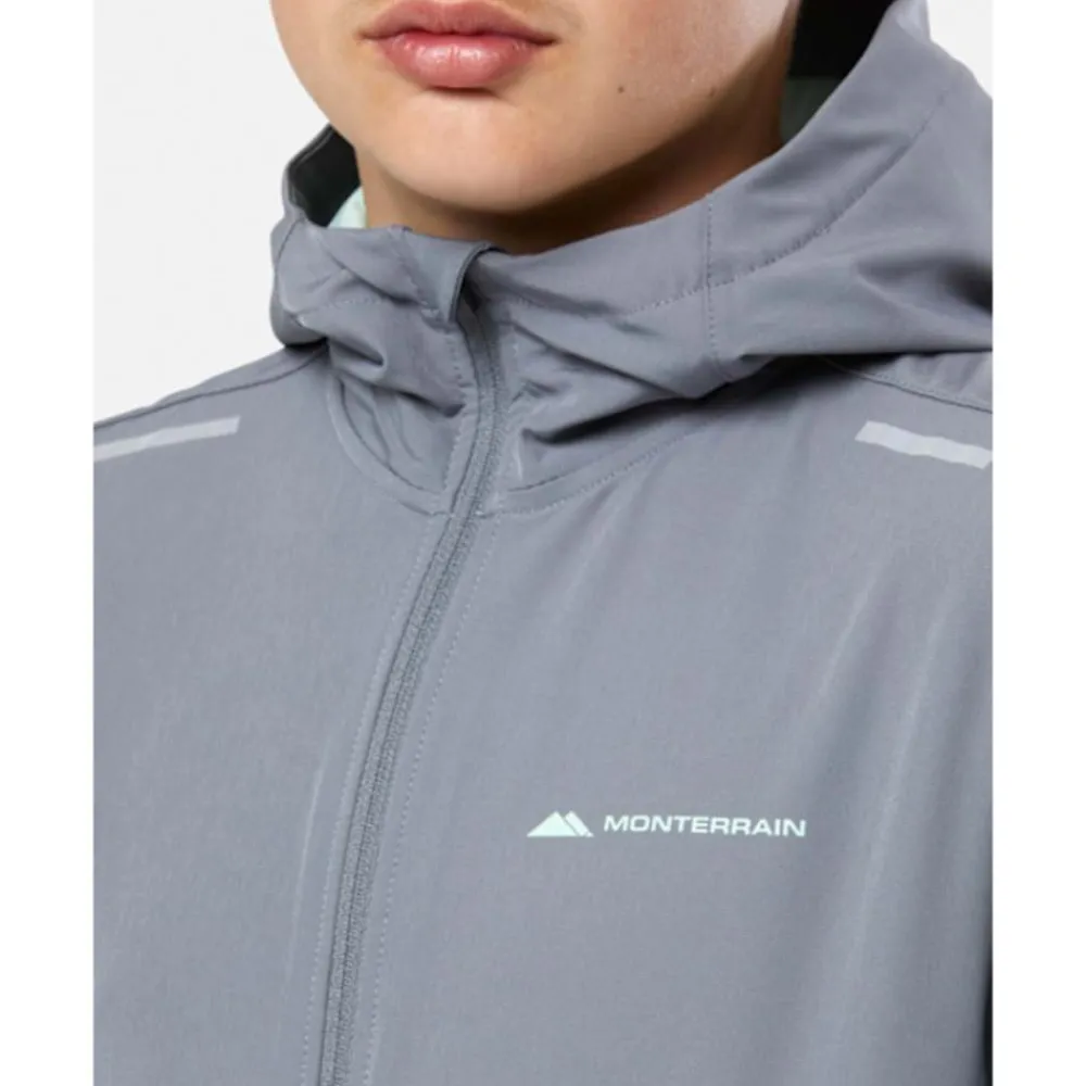 Online Monterrain Older Kids Katla Woven Hoodie Grey