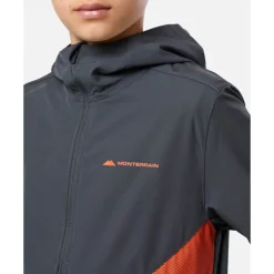 Online Monterrain Older Kids Katla Woven Hoodie Grey