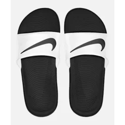 Clearance Nike Older Kids Kawa Slides White