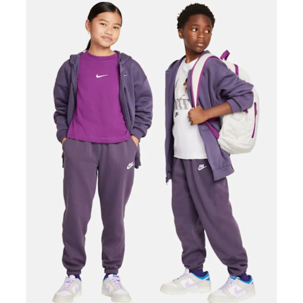 Best Nike Older Kids Loose Club Pants Purple