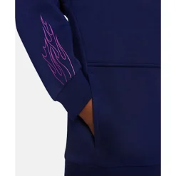 Outlet Nike Older Kids Mbappe Club Fleece Hoodie Navy