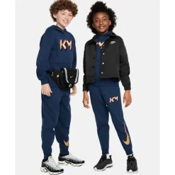 Outlet Nike Older Kids Mbappe Pants Navy