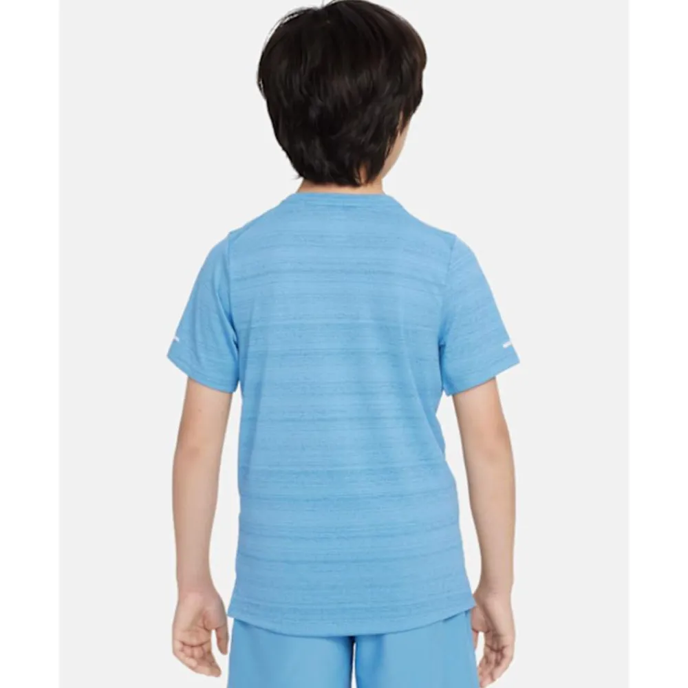 Online Nike Older Kids Miler T-Shirt Blue