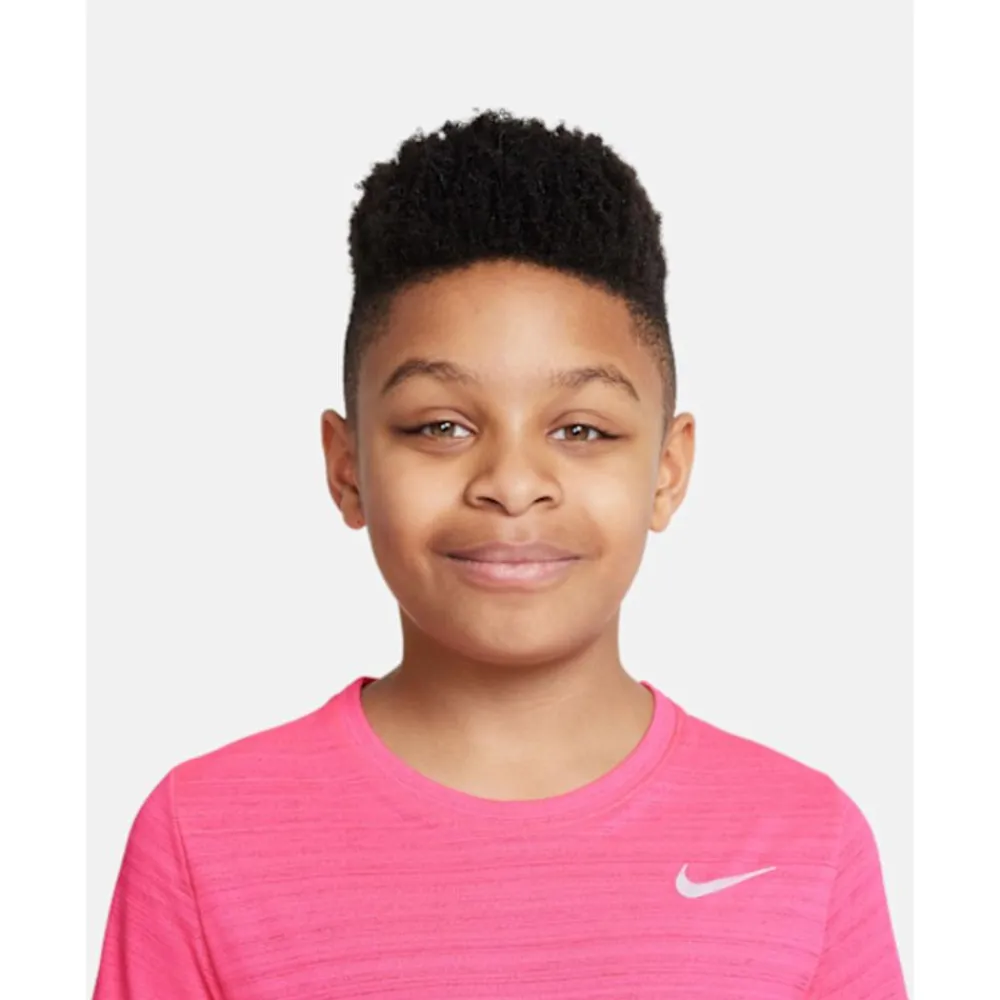 Clearance Nike Older Kids Miler T-Shirt Pink