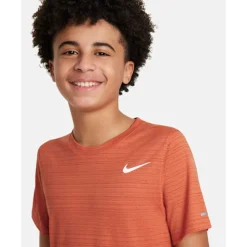 Hot Nike Older Kids Miler T-Shirt Orange
