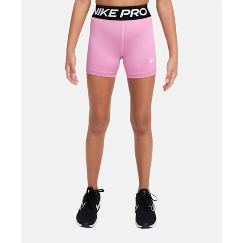 New Nike Older Kids Pro 3 Inch Shorts Pink