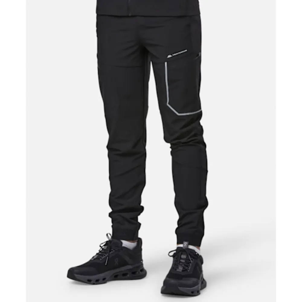 Discount Monterrain Older Kids Ramble 3.0 Woven Running Pants Black