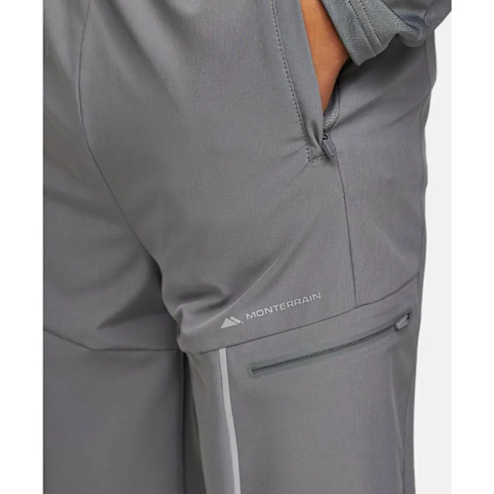 Sale Monterrain Older Kids Ramble 3.0 Woven Running Pants Grey