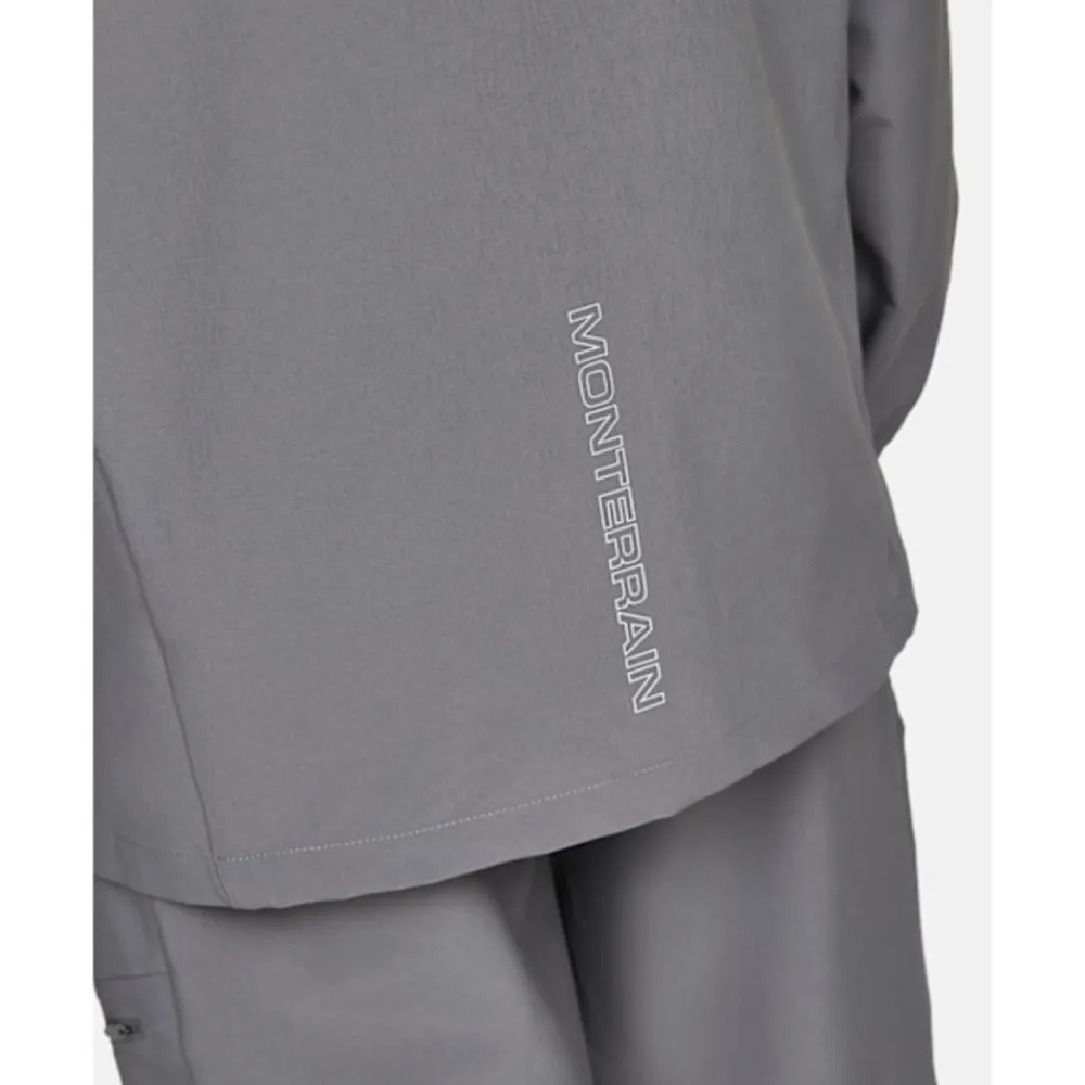 Online Monterrain Older Kids Ramble 3.0 Woven Running Jacket Grey