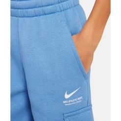 New Nike Older Kids Sports Inspired Cargo Shorts Blue