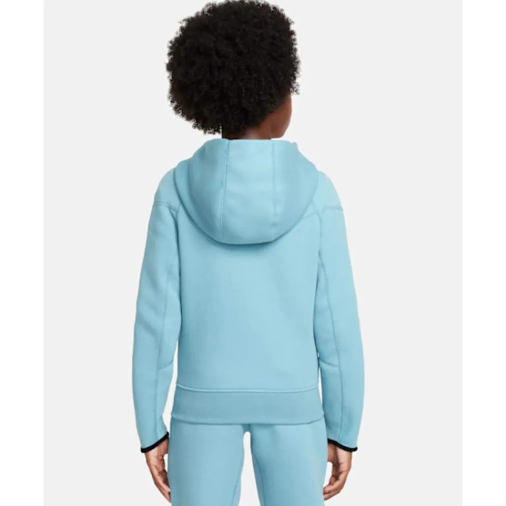 Discount Nike Older Kids Tech Fleece Hoodie Blue