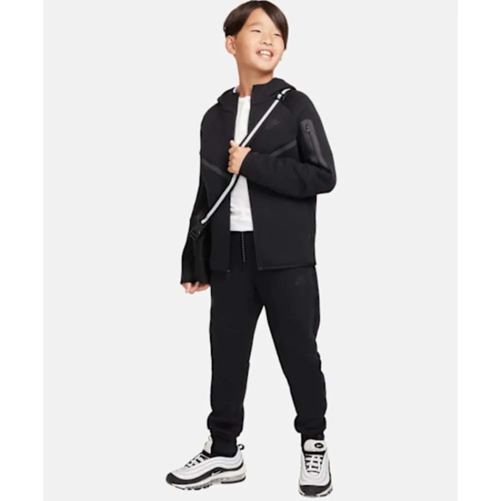 Fashion Nike Older Kids Tech Fleece Joggers Black