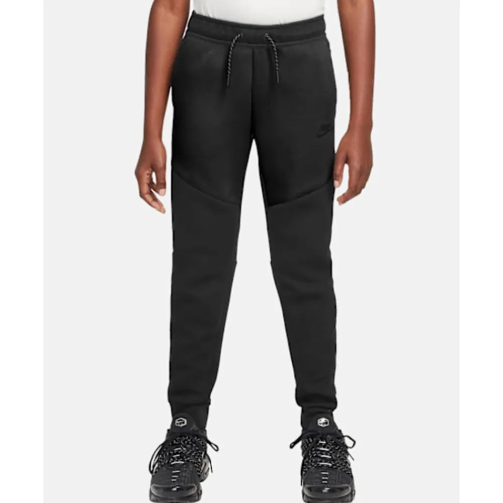 Fashion Nike Older Kids Tech Fleece Joggers Black