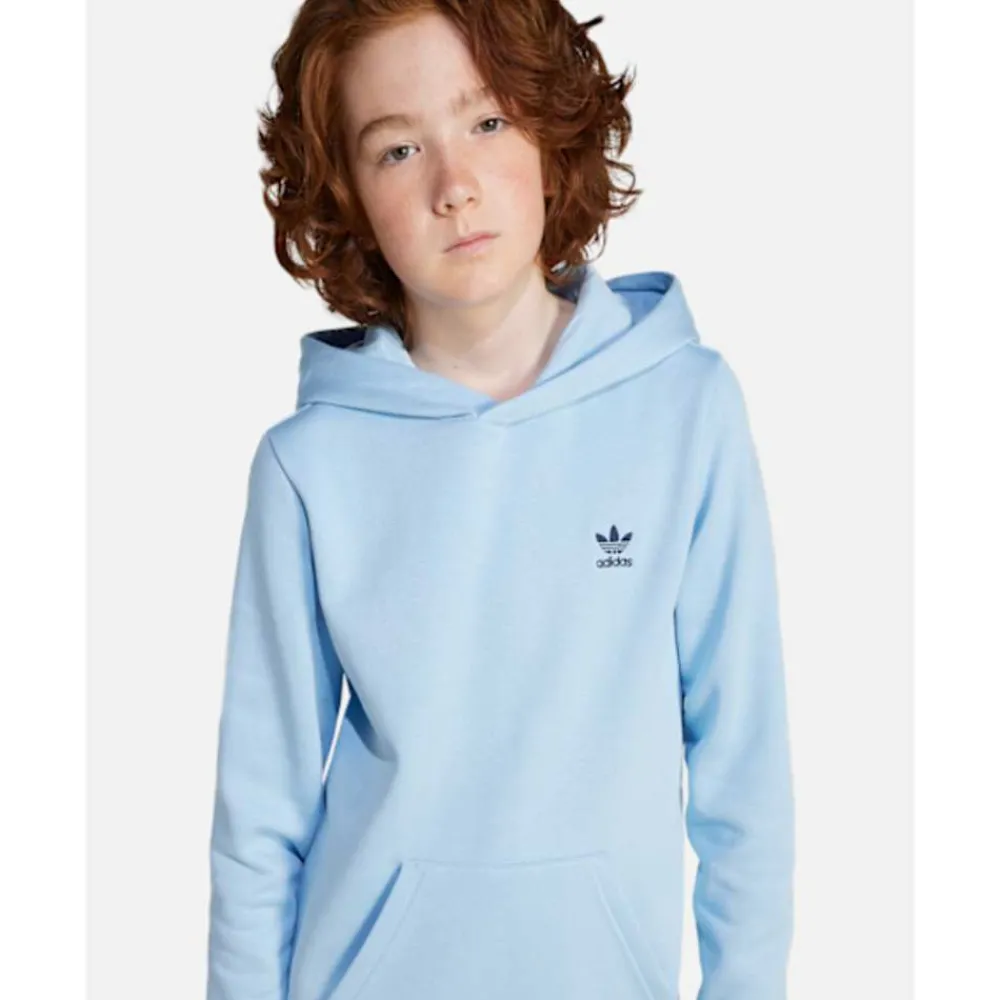 Outlet adidas Originals Older Kids Trefoil Essentials Hoodie Blue