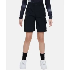 New Nike Older Kids Woven Cargo Shorts Black