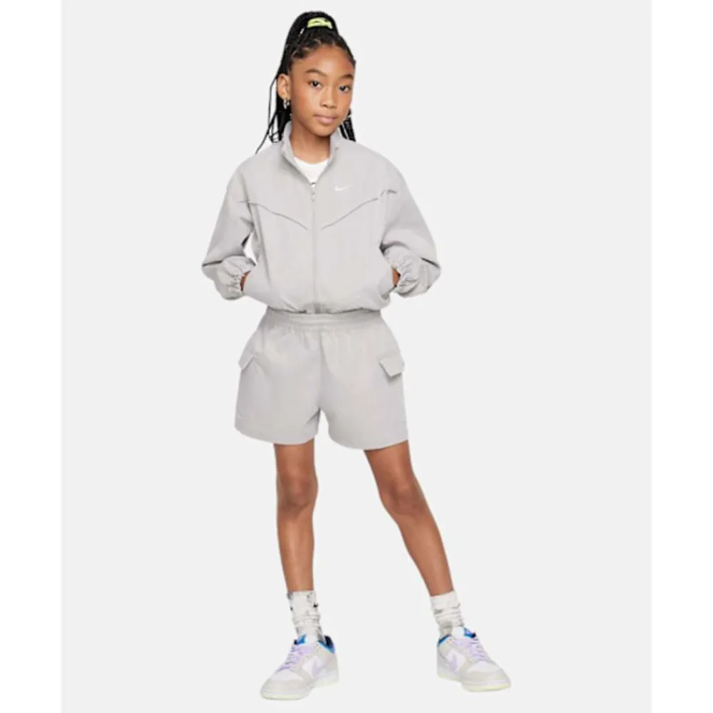 Discount Nike Older Kids Woven Cargo Shorts Cream