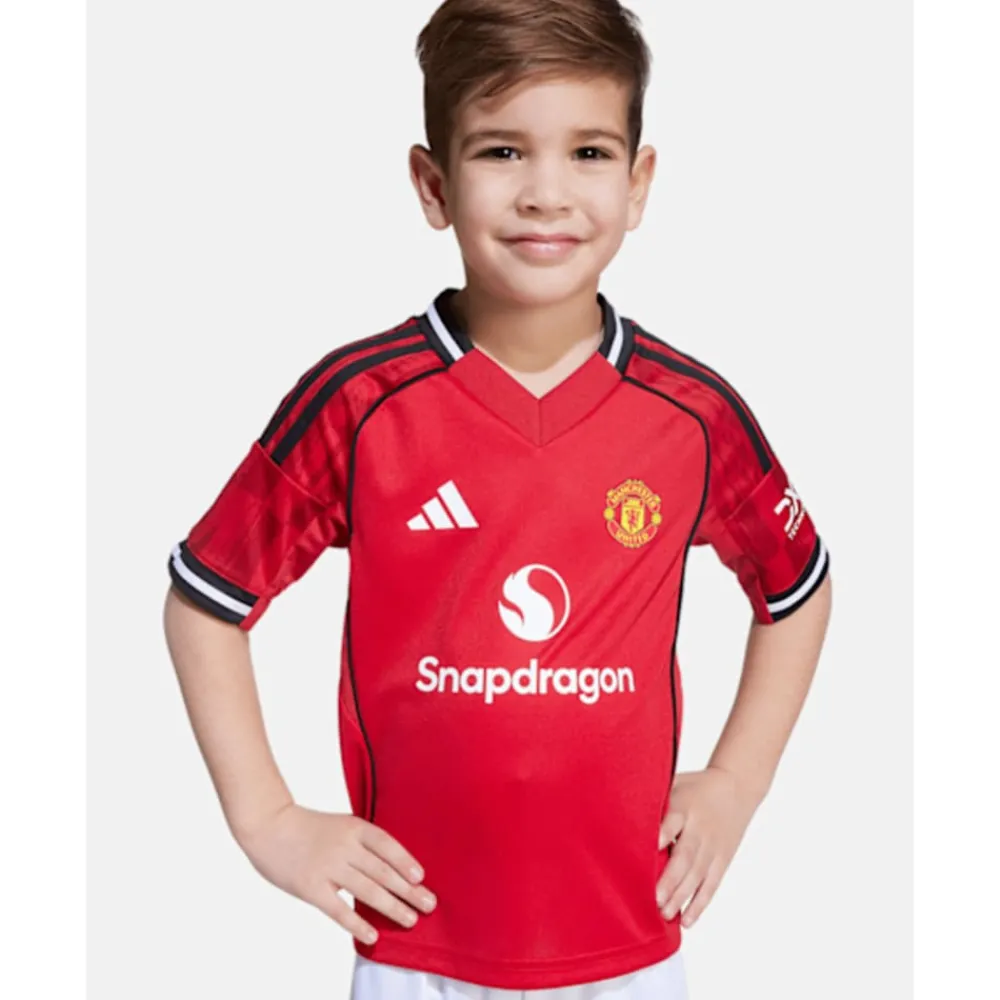Discount adidas Pre-School Manchester United 25/26 Home Kit Red
