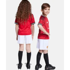 Discount adidas Pre-School Manchester United 25/26 Home Kit Red