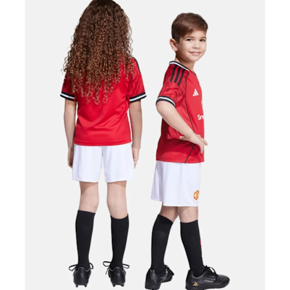 Discount adidas Pre-School Manchester United 25/26 Home Kit Red