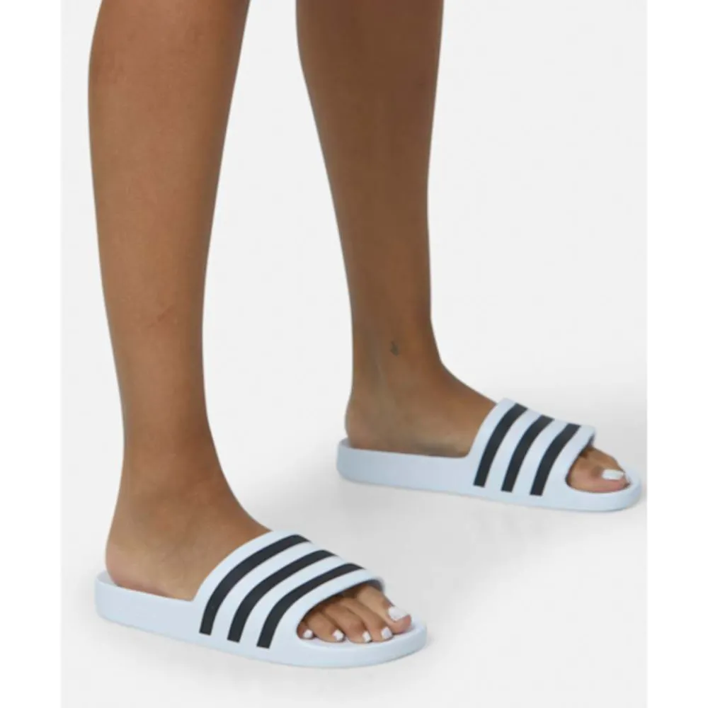Hot adidas Womens Adilette Aqua Slides White