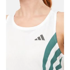 Fashion adidas Originals Womens Adizero Tank Top White