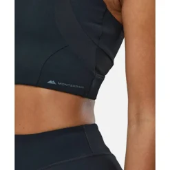 Sale Monterrain Womens Altitude 2.0 Strappy Cropped Tank Top Black