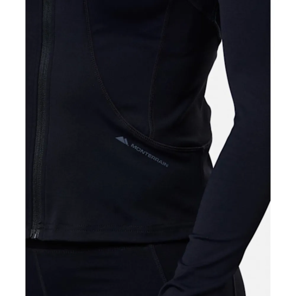 Outlet Monterrain Womens Altitude 2.0 Track Top Black