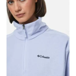 Clearance Columbia Womens Brushy Bay Half Zip Top Blue