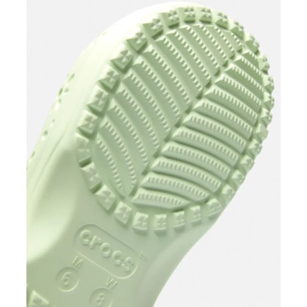 Sale Crocs Womens Classic Floral Cut Clog Green