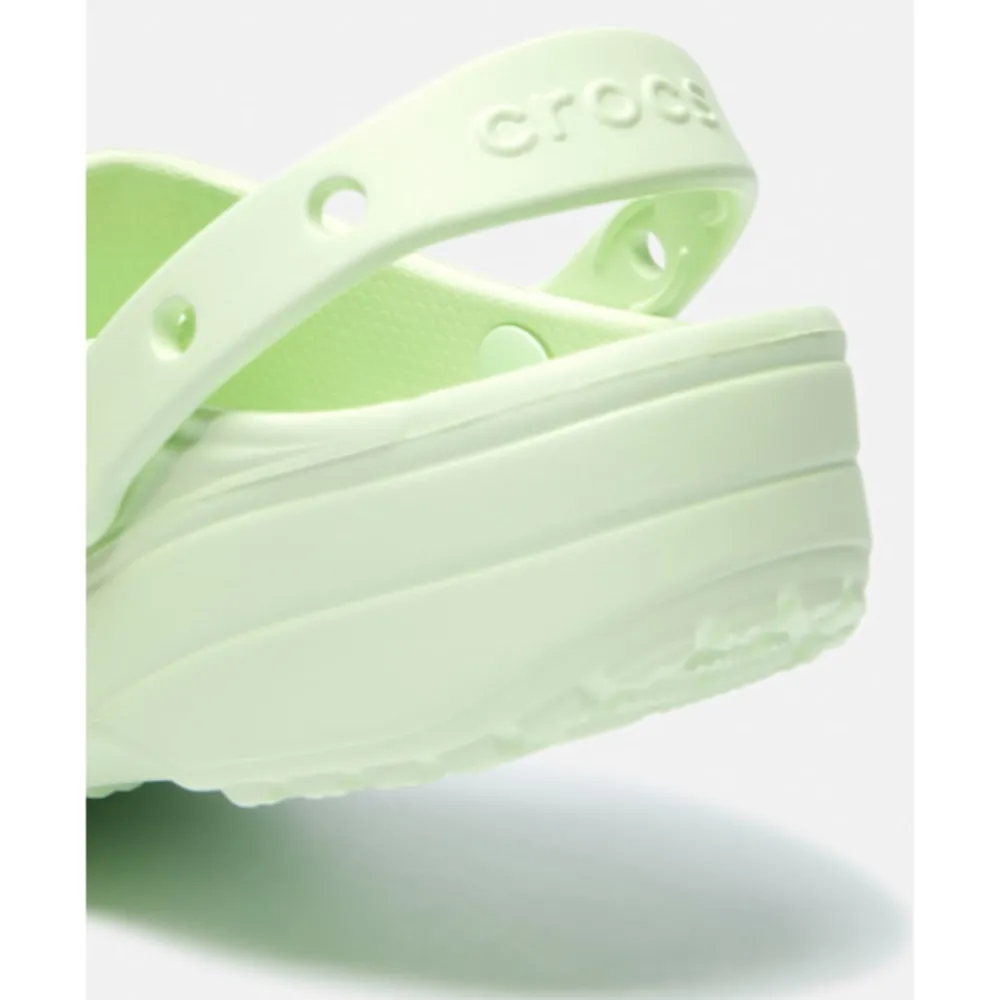 Sale Crocs Womens Classic Floral Cut Clog Green