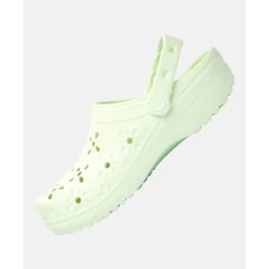 Sale Crocs Womens Classic Floral Cut Clog Green