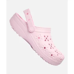 Outlet Crocs Womens Classic Floral Cut Clog Pink